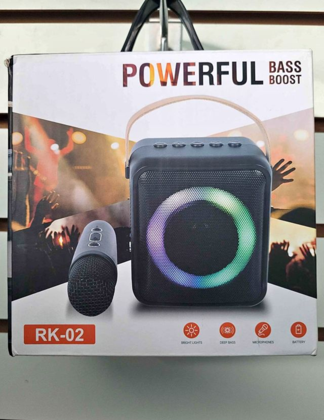 Mini Bocina Recargable con microphone