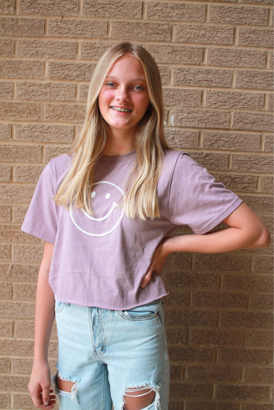 Smiley Crop Top