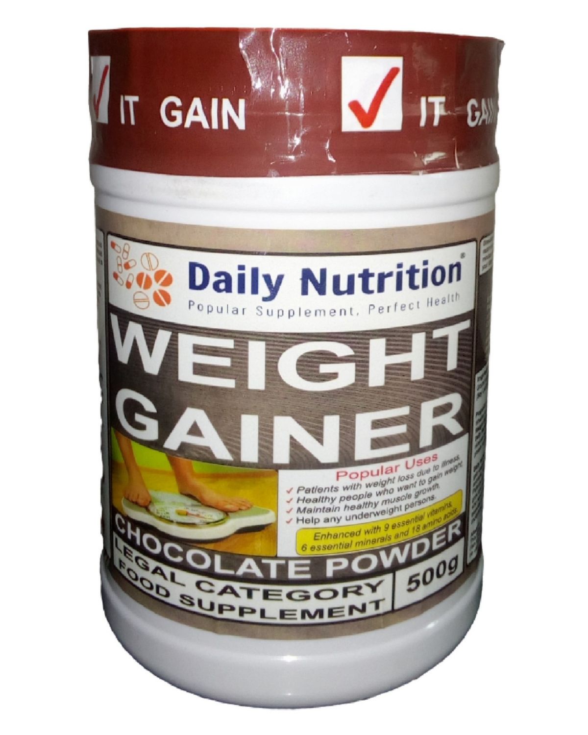 Daily Nutrition Weight Gain Powder 500g -  Weight Gain Goal