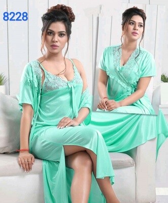 Two Piece Exclusive Night Gown (MOQ 500 Pieces)