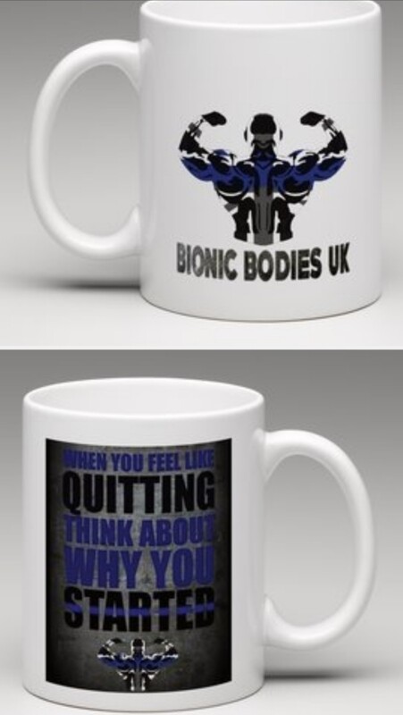 Bionicbodiesuk &quot;thin blue line&quot; mug