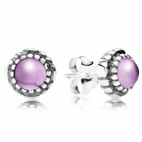 PENDIENTES PANDORA AMATISTA PLATA