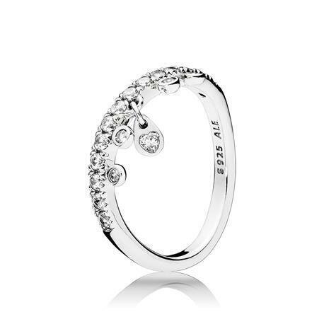 Anillo PANDORA Gotas Chandelier