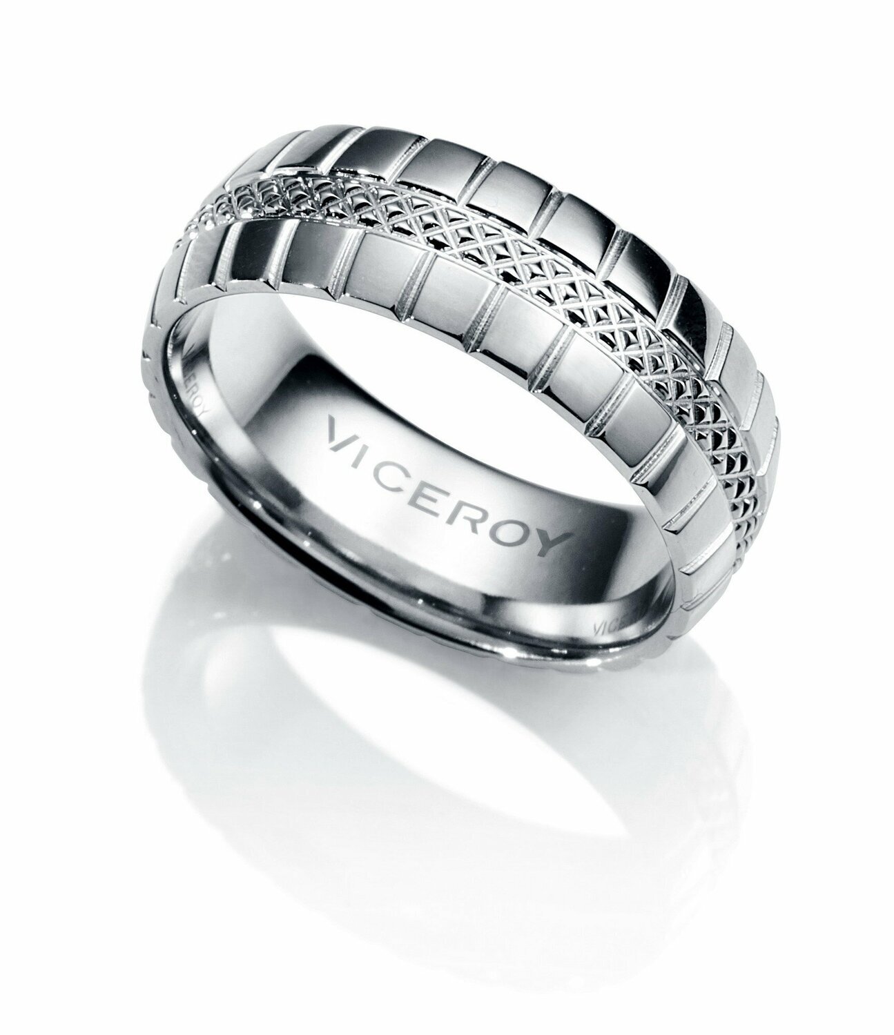 ​Anillo  viceroy de hombre  de acero