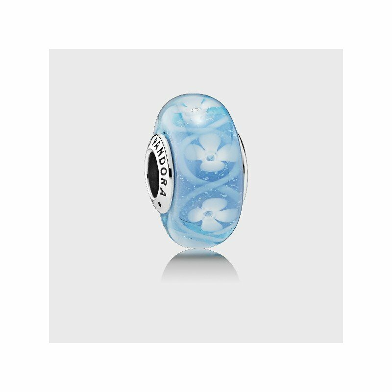 Charm Pandora ¨Campo de flores azul¨