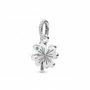 charm Pandora Colgante en plata de ley Trébol de la Suerte