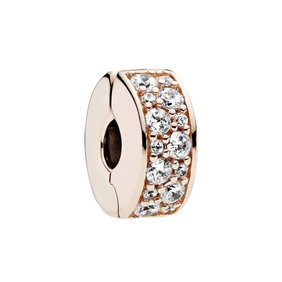CHARM PANDORA de clip Pavé Transparente
