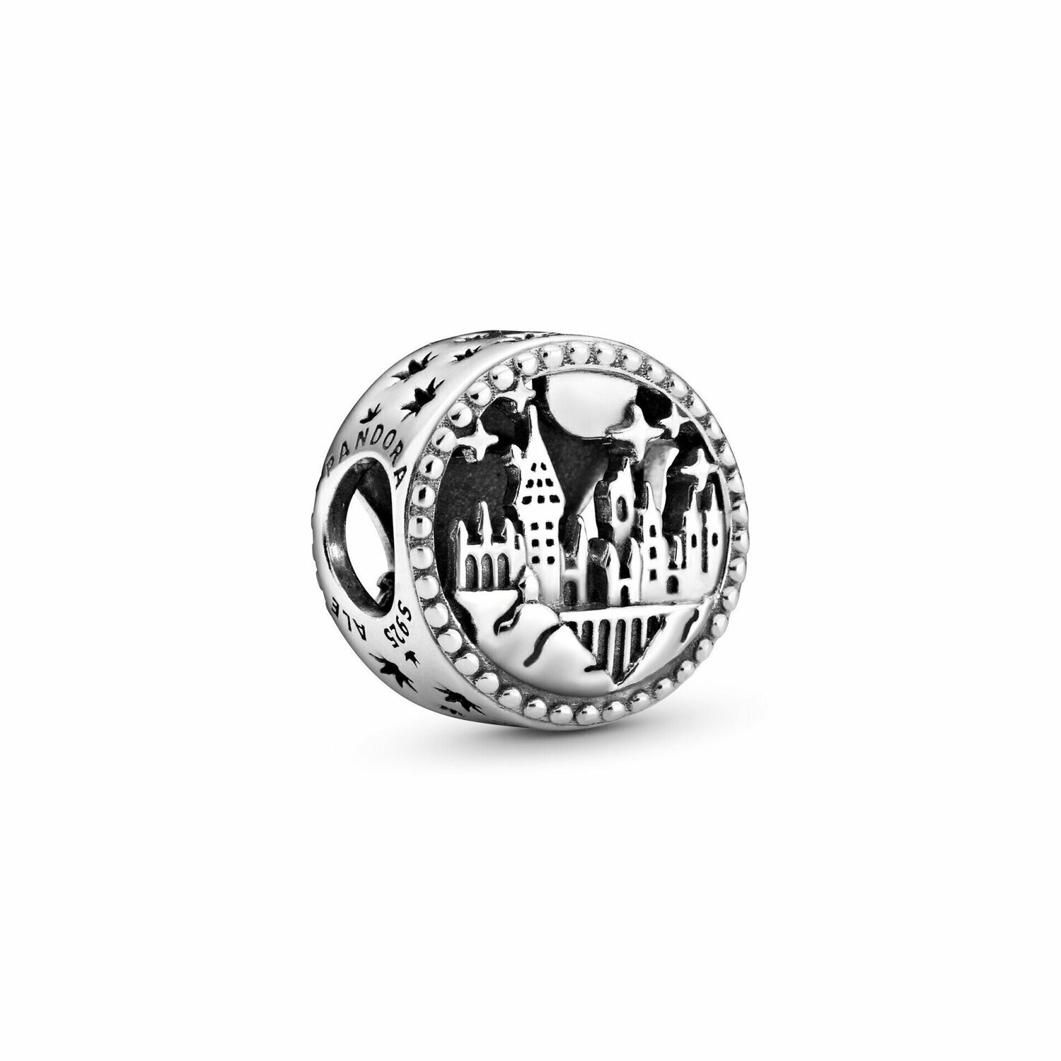 Charm PANDORA  en plata de ley Colegio Hogwarts de Magia y Hechicería