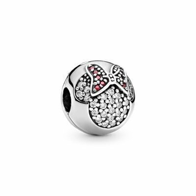 Charm  PANDORA en plata de ley Minnie en Pavé
