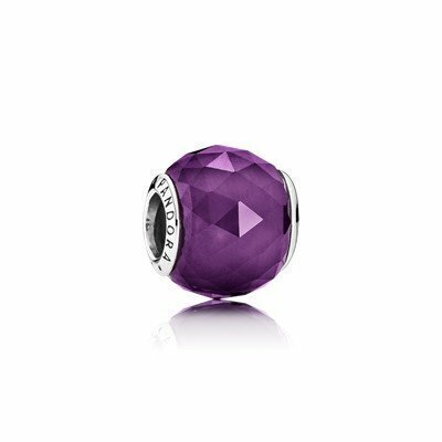 CHARM Pandora  Facetado Violeta
