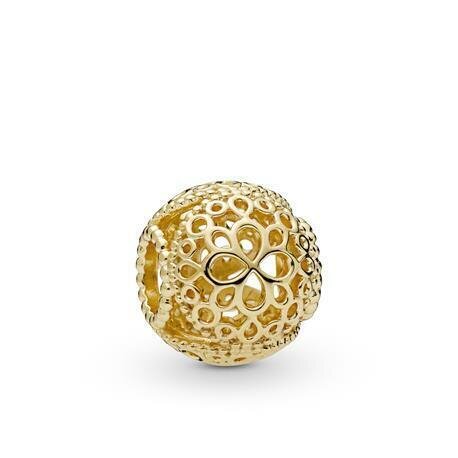 Charm PANDORA  Flores en filigrana Shine