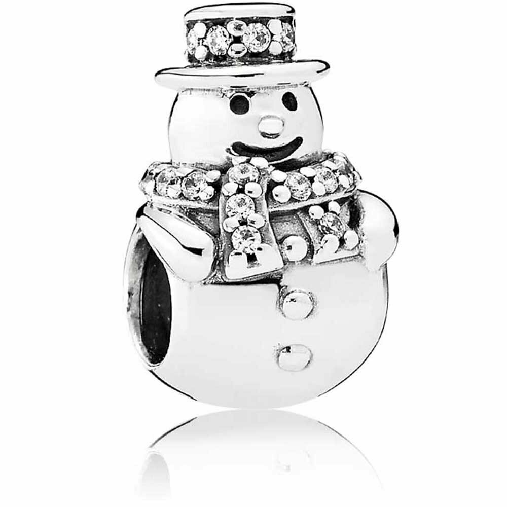 CHARM Pandora Muñeco de nieve