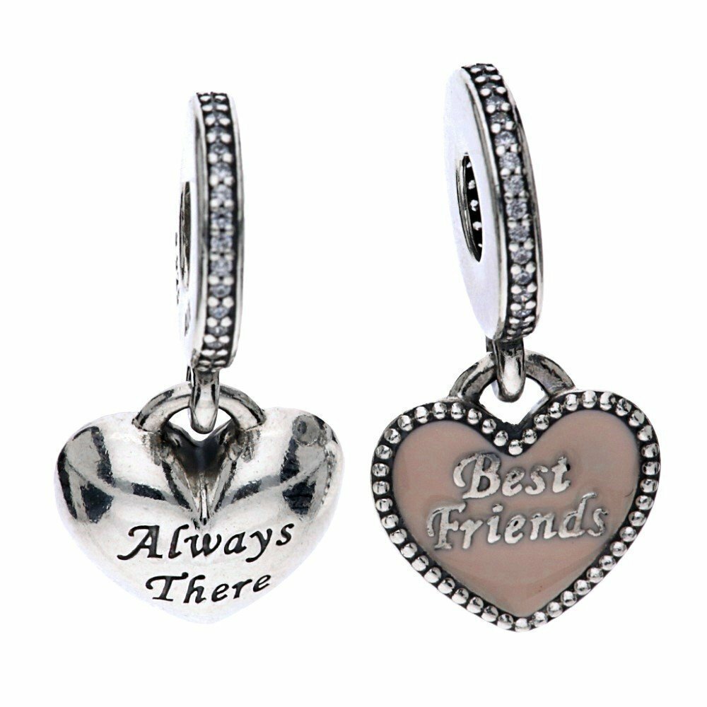 CHARM Pandora Plata Cubic Zirconia Best Friends