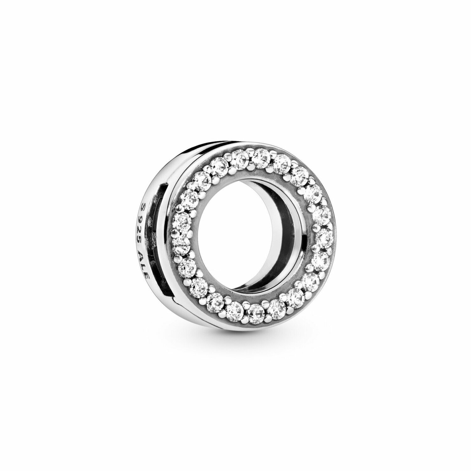 Charm Pandora Reflexions en plata de ley Círculo en pavé
