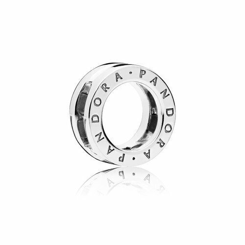 Charm PANDORA  Reflexions en plata de ley Logo Pandora