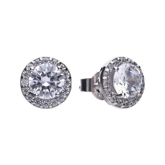 PENDIENTES DIAMONFIRE rosetón