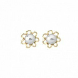 PENDIENTES  MAJORICA BEBE ORO 3MM