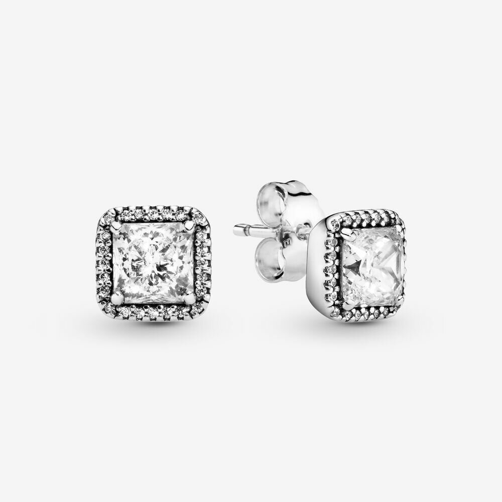 Pendientes PANDORA  en plata de ley Elegancia Atemporal