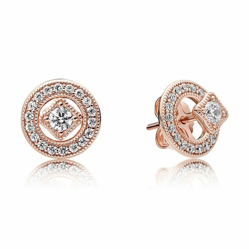 Pendientes Pandora Rose Seducción Vintage