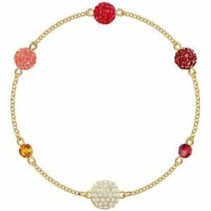 PULSERA Swarovski Remix Collection Pop Strand, multicolor, Baño en tono Oro