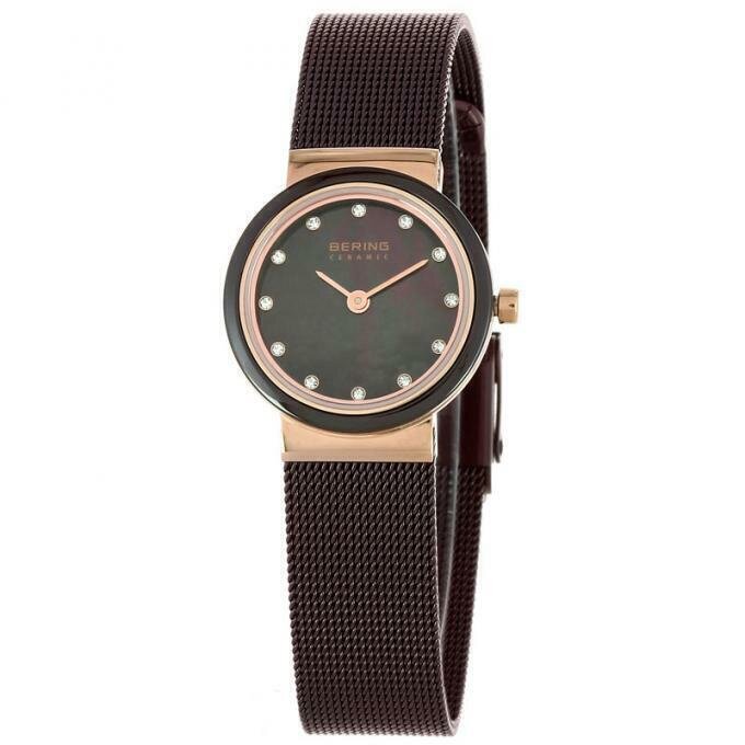 Reloj Bering  Part Ceramic marrón