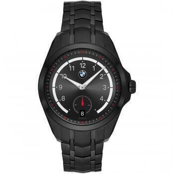 RELOJ  BMW ACERO INOXIDABLE NEGRO SUB 50MT