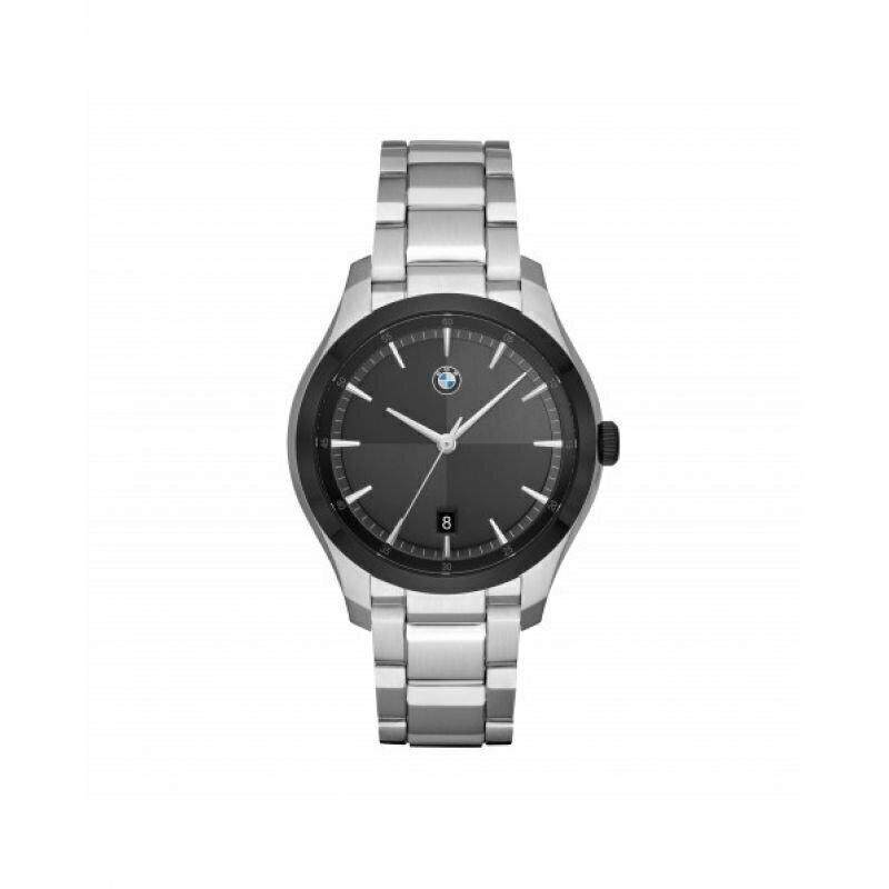 RELOJ BMW ESFERA NEGRA ACERO