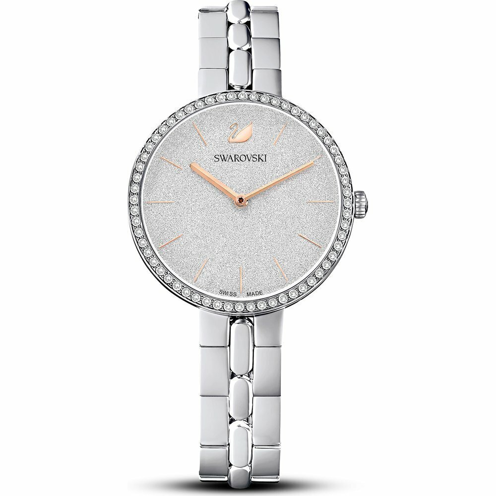 Reloj SWAROVSKI  Cosmopolitan, brazalete de metal, blanco, acero inoxidable