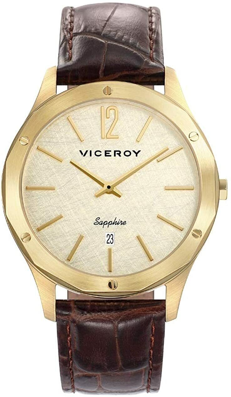 Reloj Viceroy Hombre  Piel Marrón Sapphire
