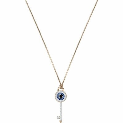 Collar Swarovski Symbolic Evil Eye, multicolor, Baño en tono Oro Rosa Collar Swarovski Symbolic Evil Eye, multicolor, Baño en tono Oro Rosa