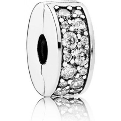 Charm de clip Pavé Transparente