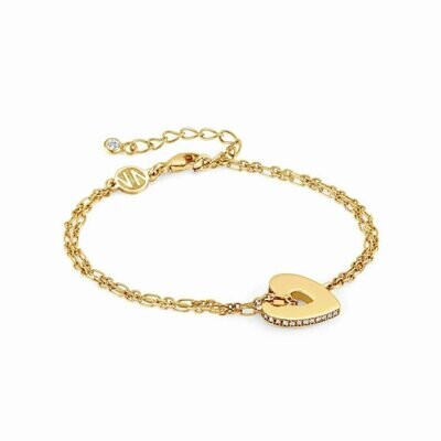 Pulsera  NOMINATION Corazón de oro