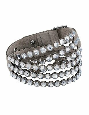 PULSERA SWAROVSKI POWER COLLECTION, GRIS CLARO