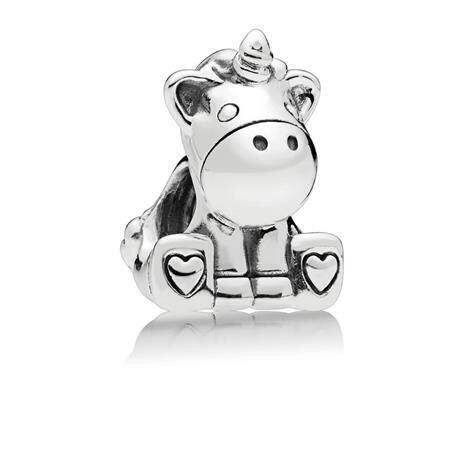 Charm PANDORA  en plata de ley Bruno el Unicornio
