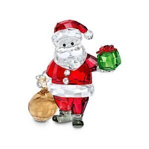 CRISTAL SWAROVSKI Papá Noel con Saco de regalos