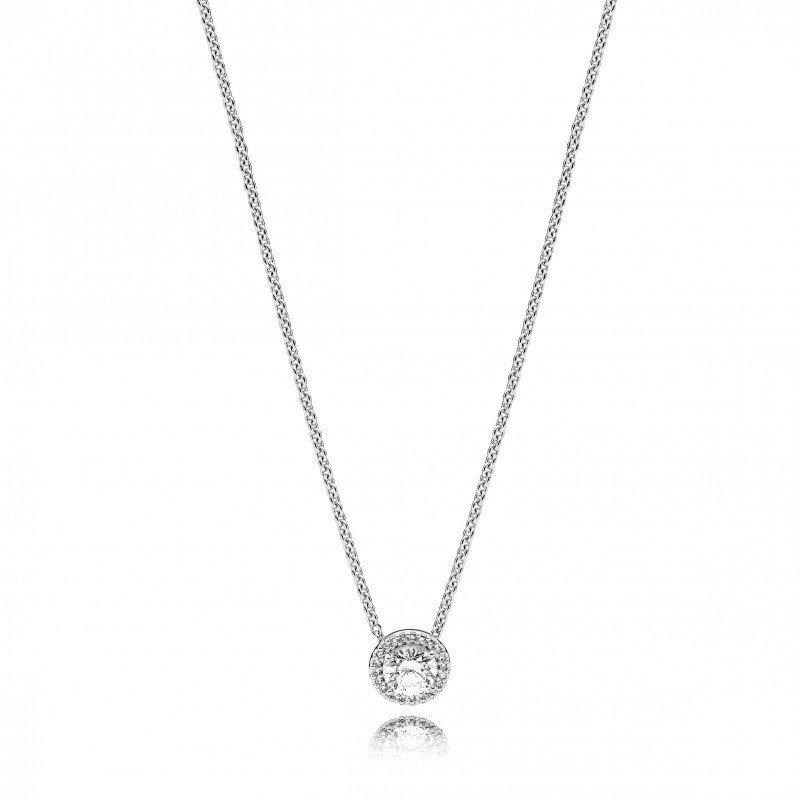 COLLAR PANDORA  en plata de ley Elegancia Clásica
