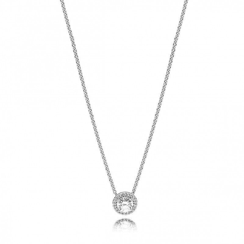 COLLAR PANDORA  en plata de ley Elegancia Clásica