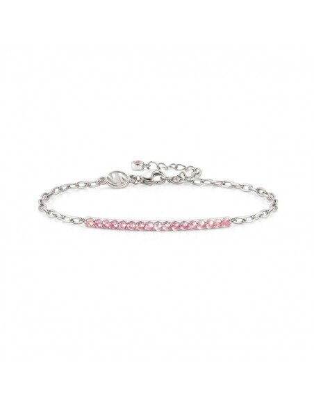 Nomination bracelet with pink Lovelight zirconia
