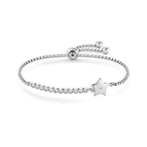 NOMINATION MILLELUCI bracelet in steel and Star zirconia