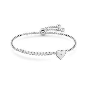 NOMINATION MILLELUCI Bracelet in Steel and Zirconia Heart