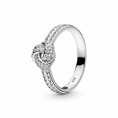 Anillo Pandora  Brillante Nudo de Amor