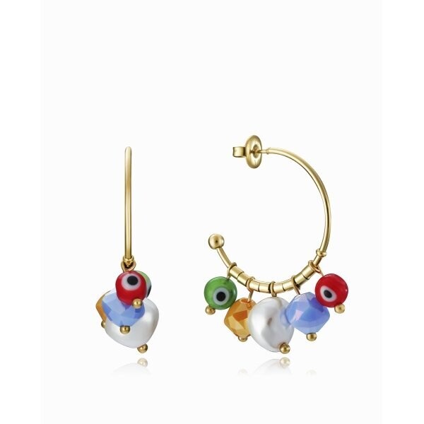Pendientes Viceroy Kiss de acero con  dorado