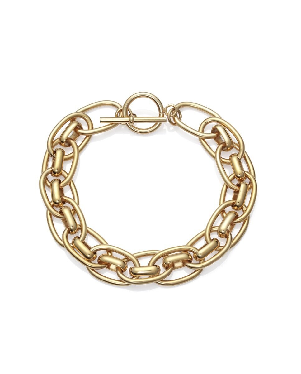 Viceroy pulsera acero dorado  eslabones