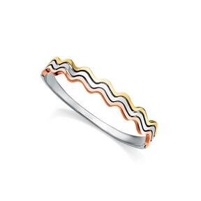 Pulsera Viceroy Fashion Chic Acero Baño Oro y Rosa Ondas