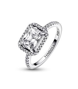 Anillo PANDORA  Halo Rectangular Brillante