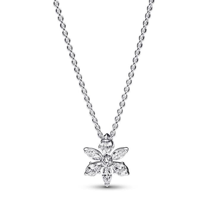 Collar  Pandora Copo de Nieve Brillante