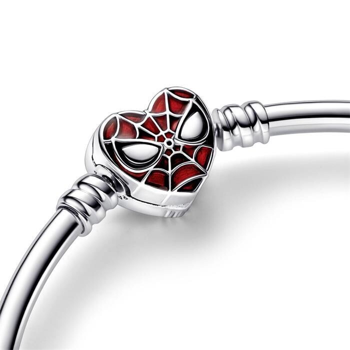 Pulsera Pandora rígida con Cierre de Máscara Spider-Man de Marvel