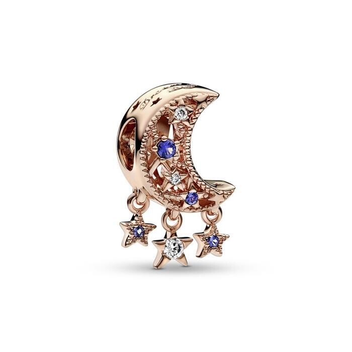Charm Pandora Estrella y Luna Creciente
