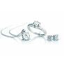 Diamondfire Juego de joyas de plata 925/- con circonitas