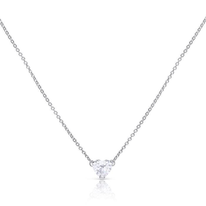Diamonfire Collar corazón 925/- plata con circonita